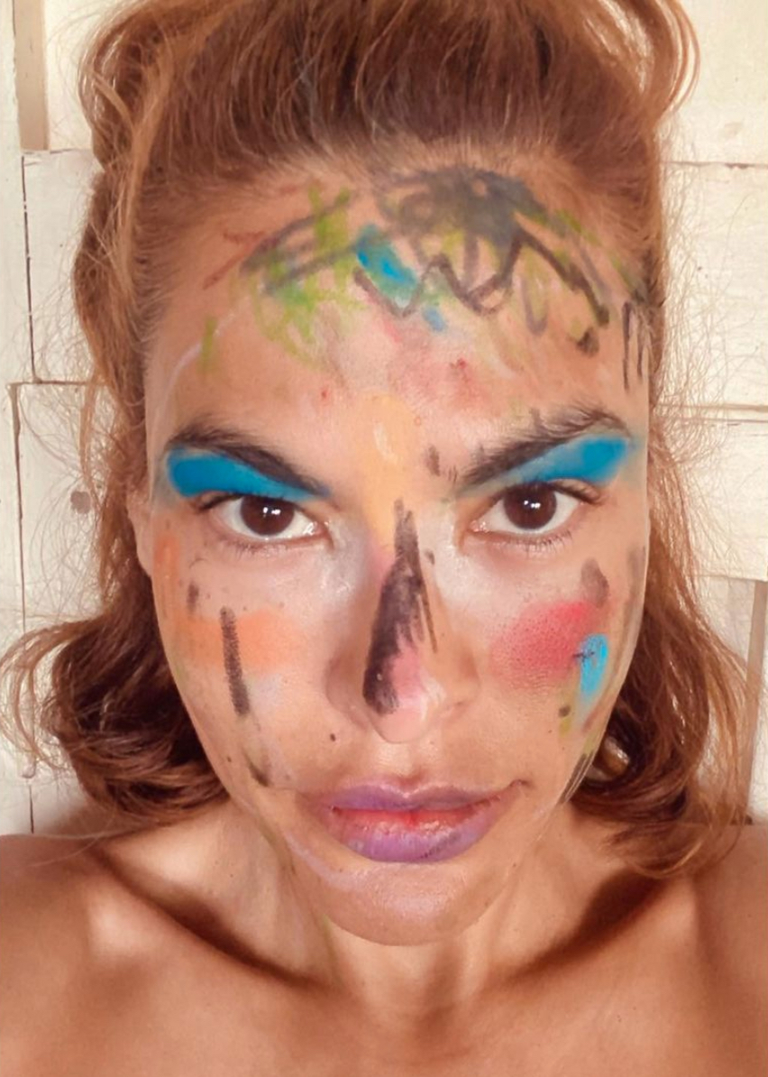 Eva Mendes makeup