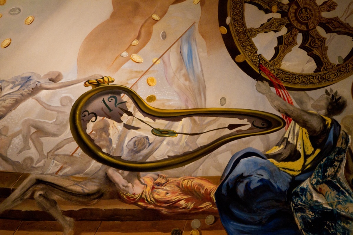 salvador dali paintings in a spain museum