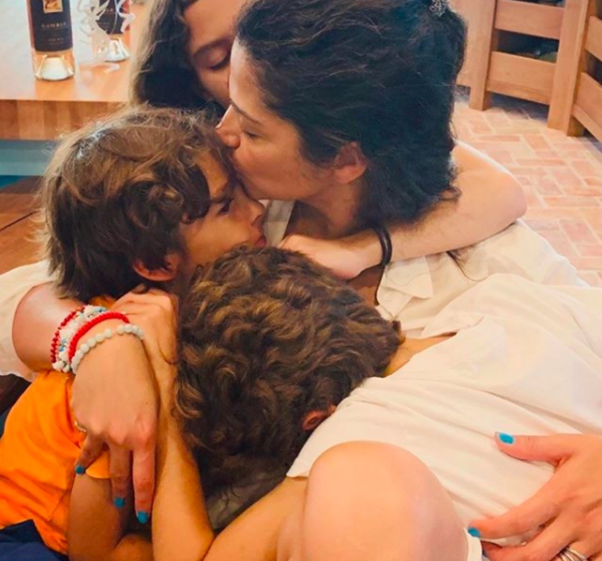 Camila Alves with children