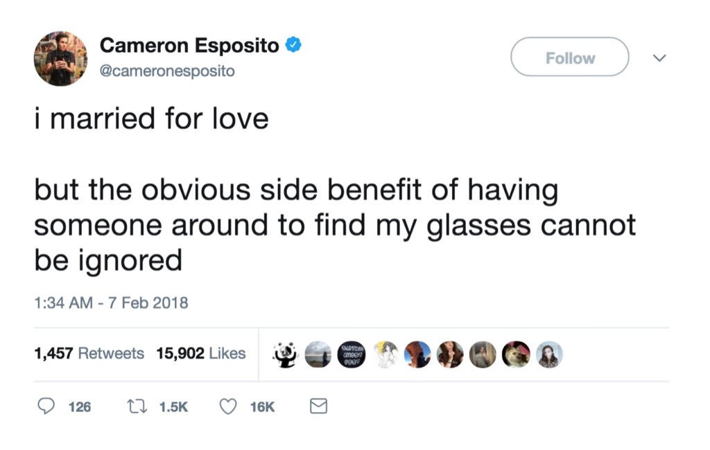 Cameron Esposito funniest celebrity marriage tweets