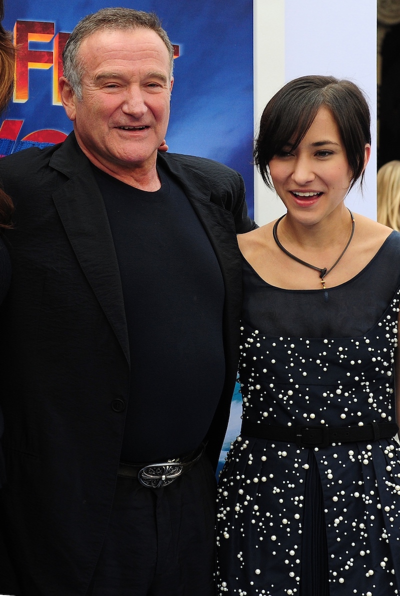 Robin and Zelda Williams at the premiere of 