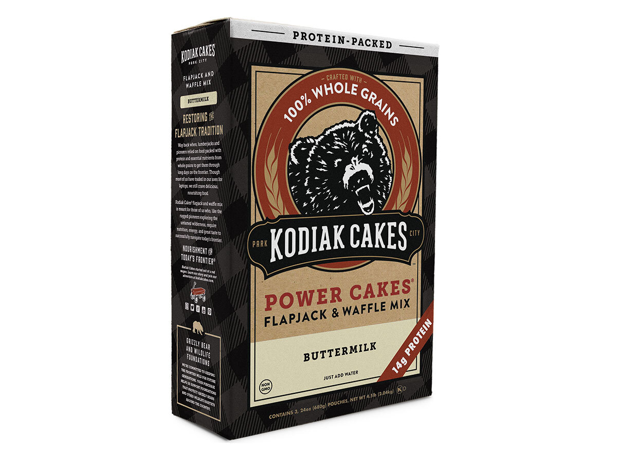 box of kodiak cakes pancake mix
