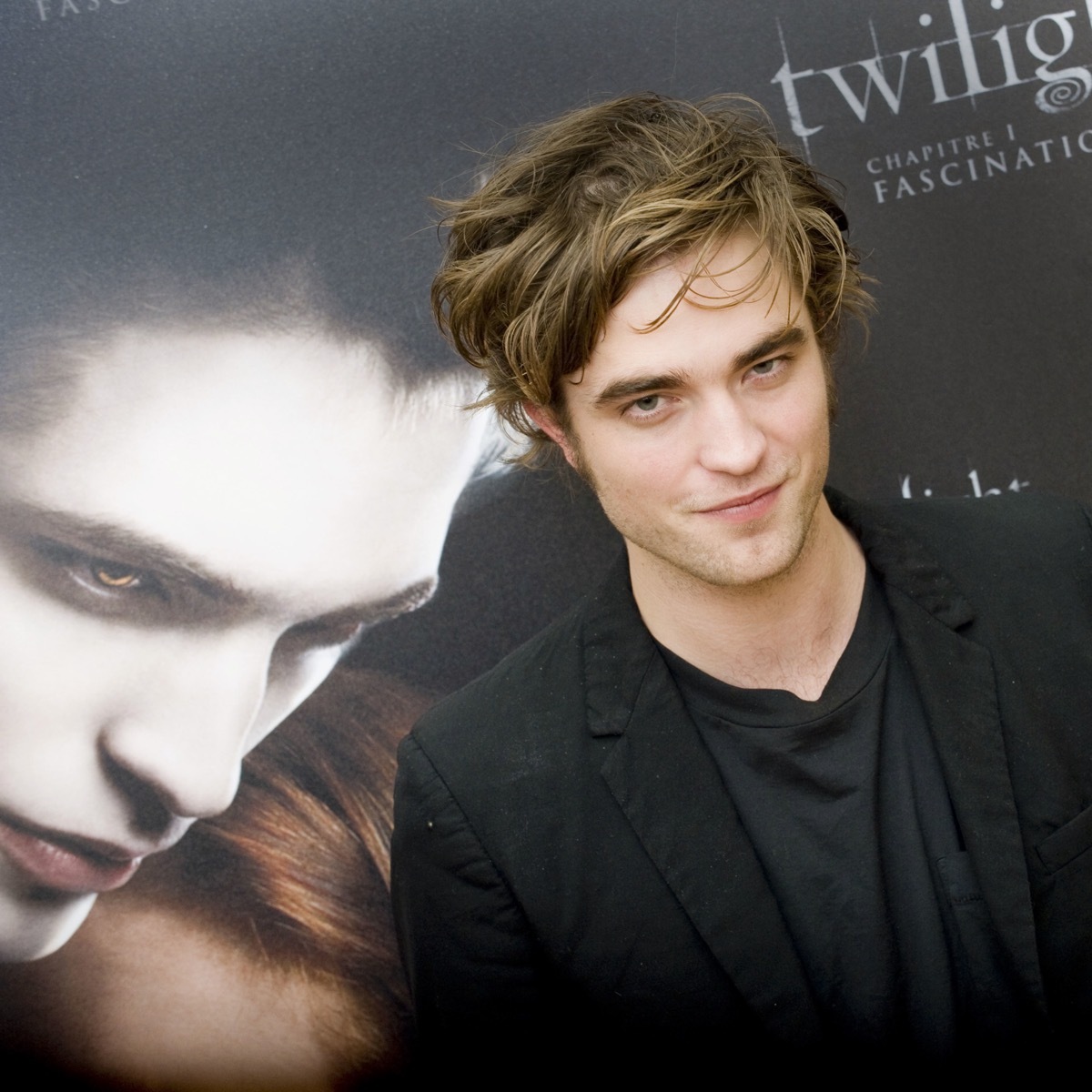 Robert Pattinson at a Twilight photo call in 2008