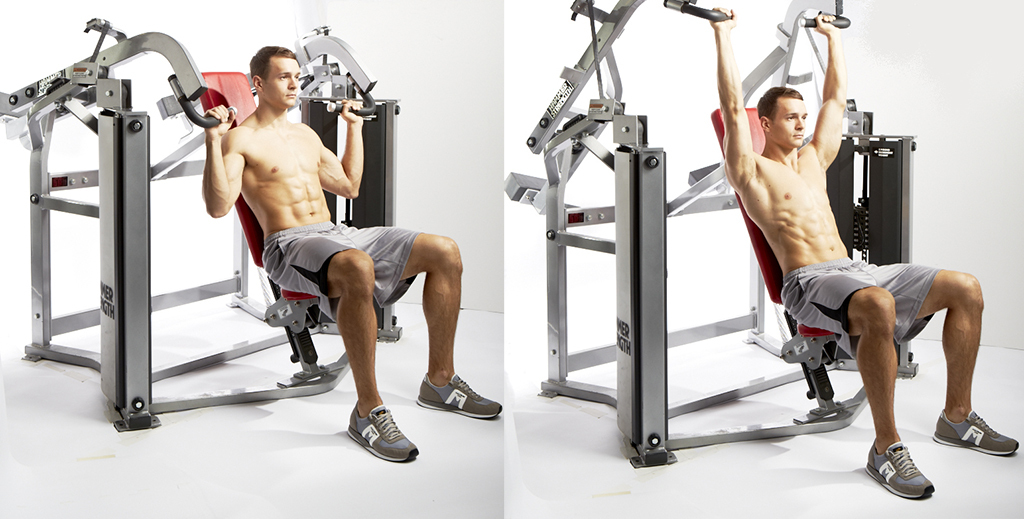 chest supported row all-machine workout