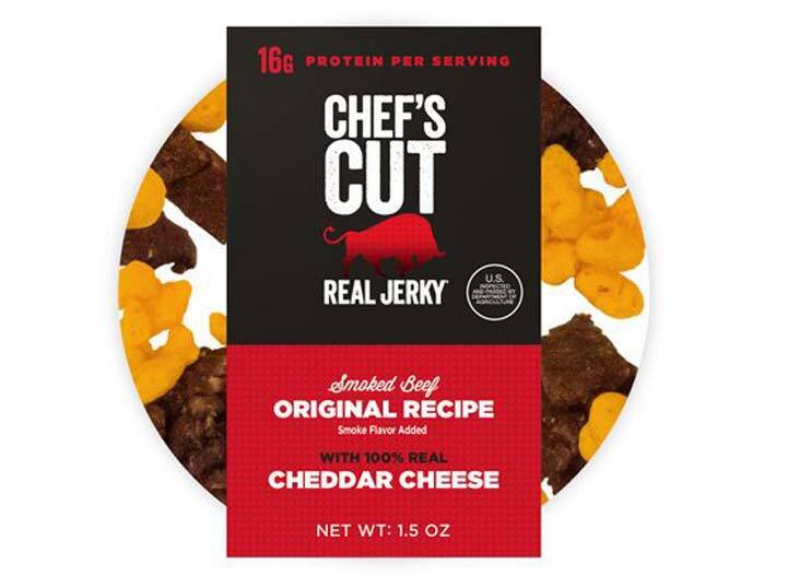 Chefs cut cheddar jerky