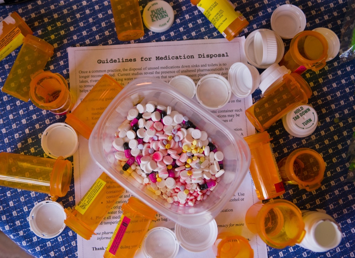 drug disposal guidelines, colorful medicine, pills, drugs