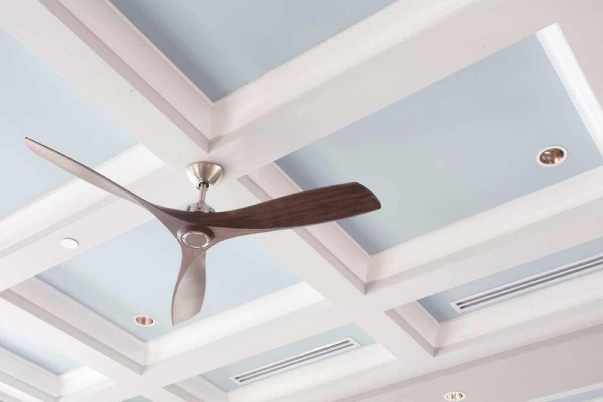 coffered ceiling, vintage home upgrades