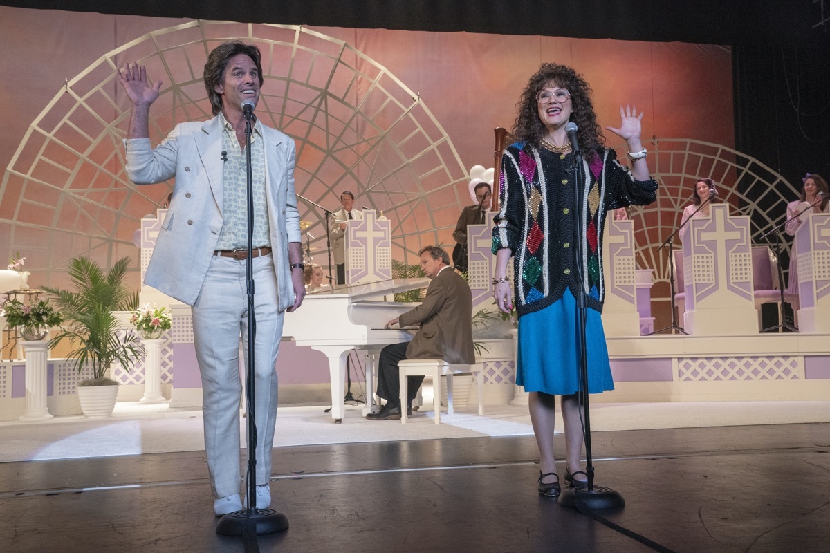 Walton Goggins and Jennifer Nettles in The Righteous Gemstones