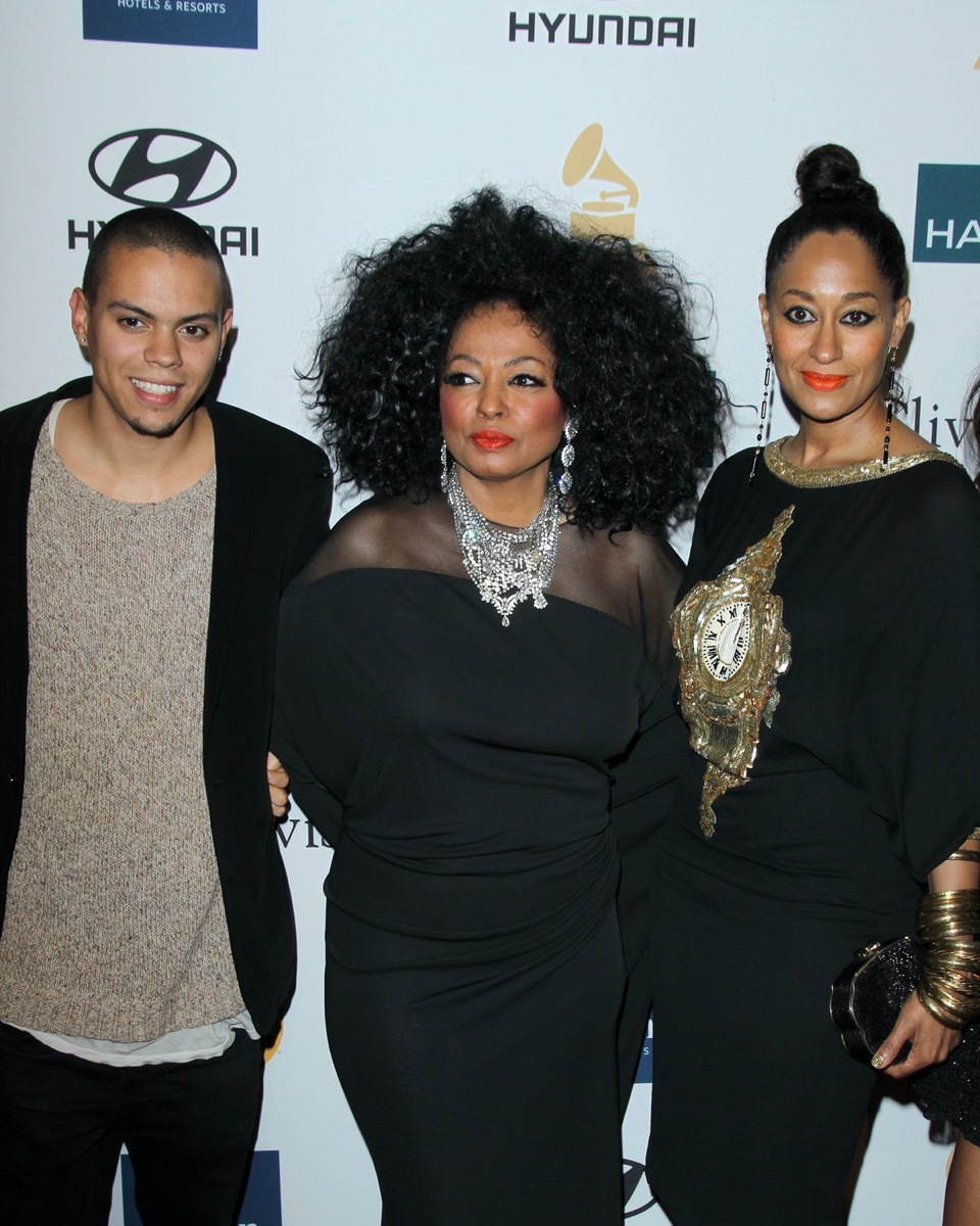 Evan, Diana, and Tracee Ellis Ross