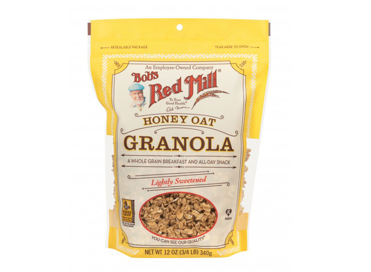 bobs red mill lightly sweetened honey oat flavored gluten free granola