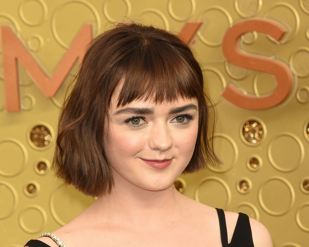 Maisie Williams at the Primetime Emmy Awards in 2019