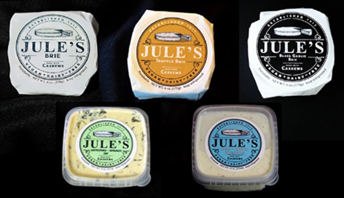 jule's cashew brie products