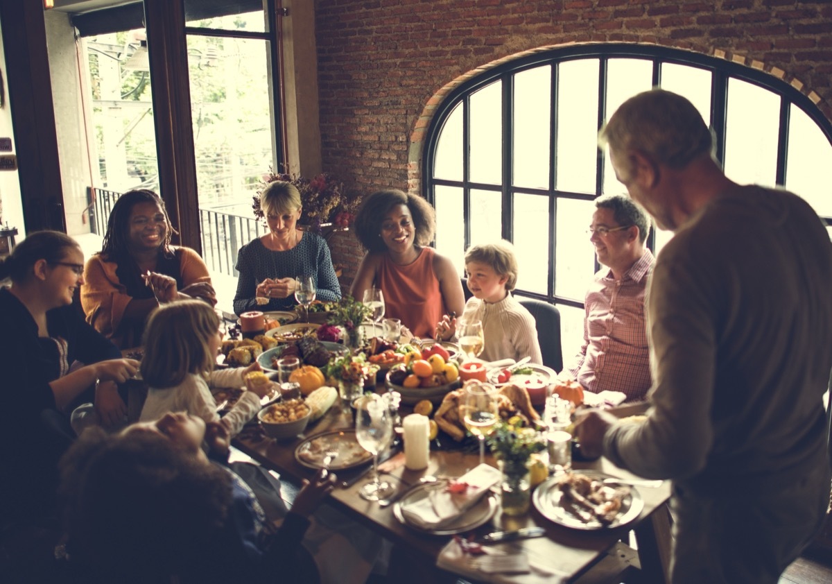 family at thanksgiving dinner be a better partner