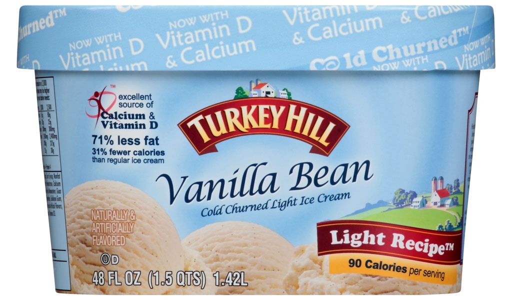turkey hill light vanilla bean