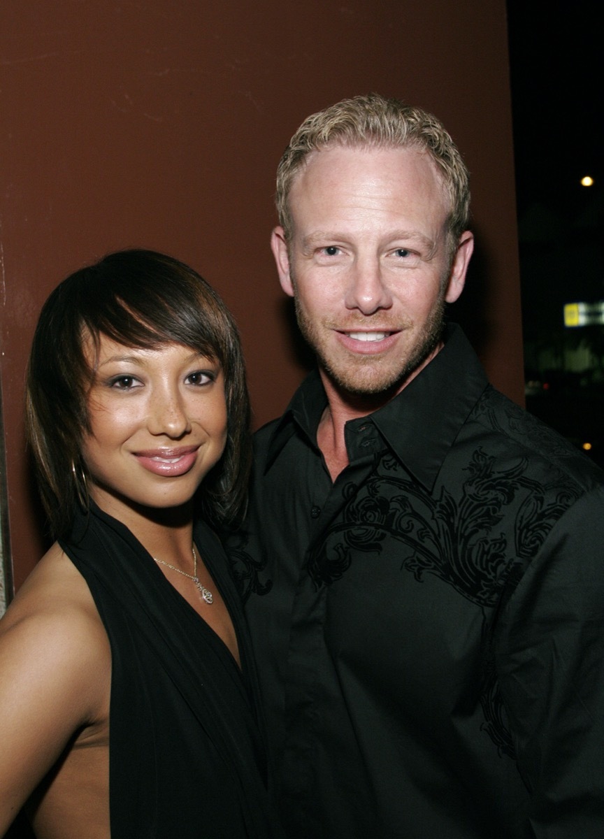 Cheryl Burke and Ian Ziering in 2007