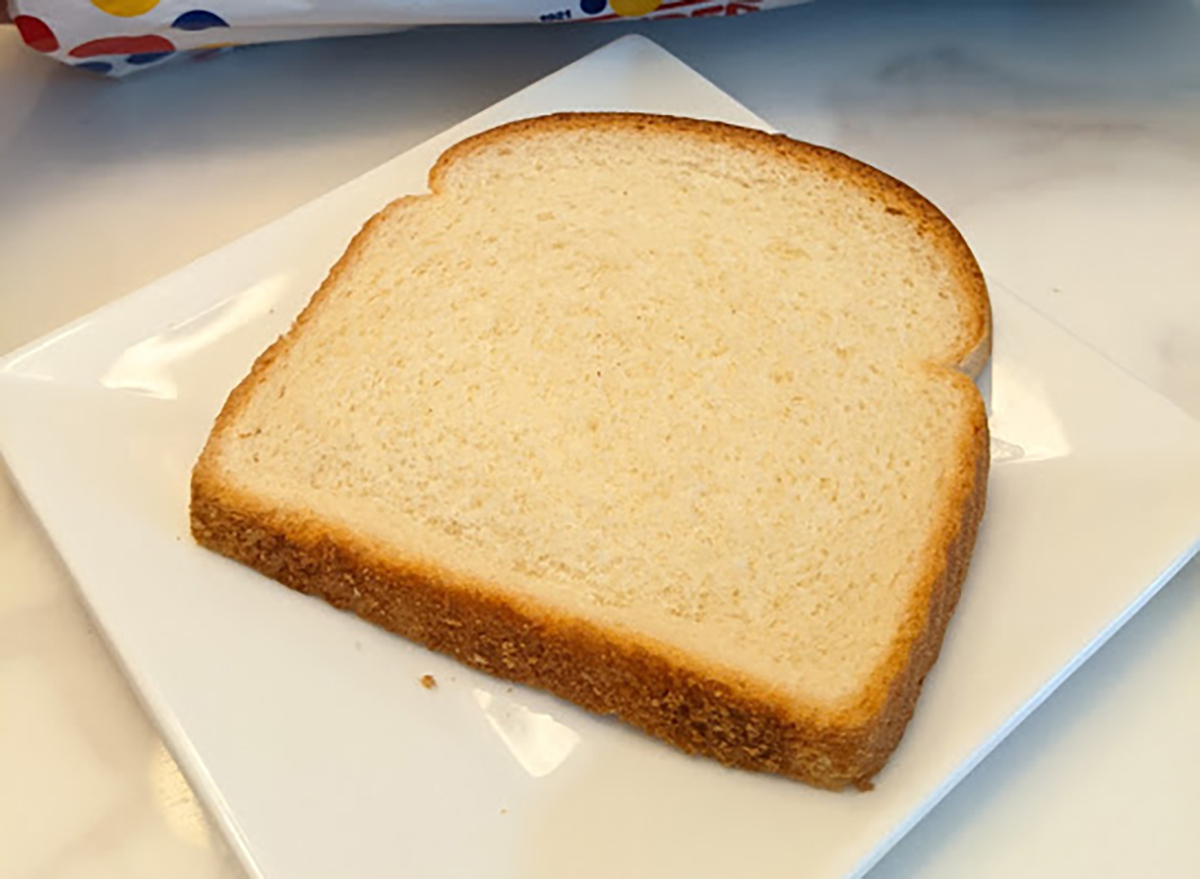 slice of wonder bread