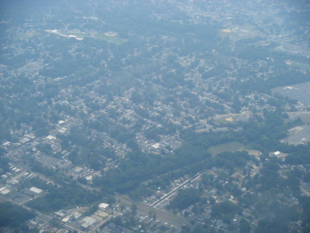 aerial view of audubon new jersey