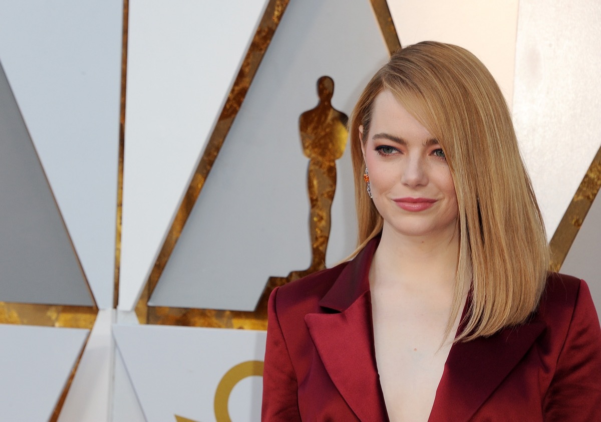 Emma Stone at the Academy Awards in 2018