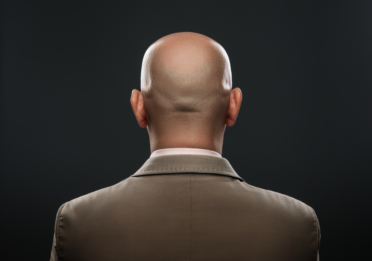 Bald man from behind