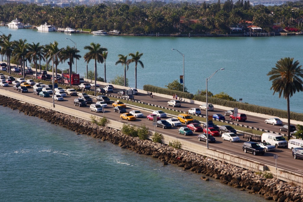 miami fl worst cities to drive in