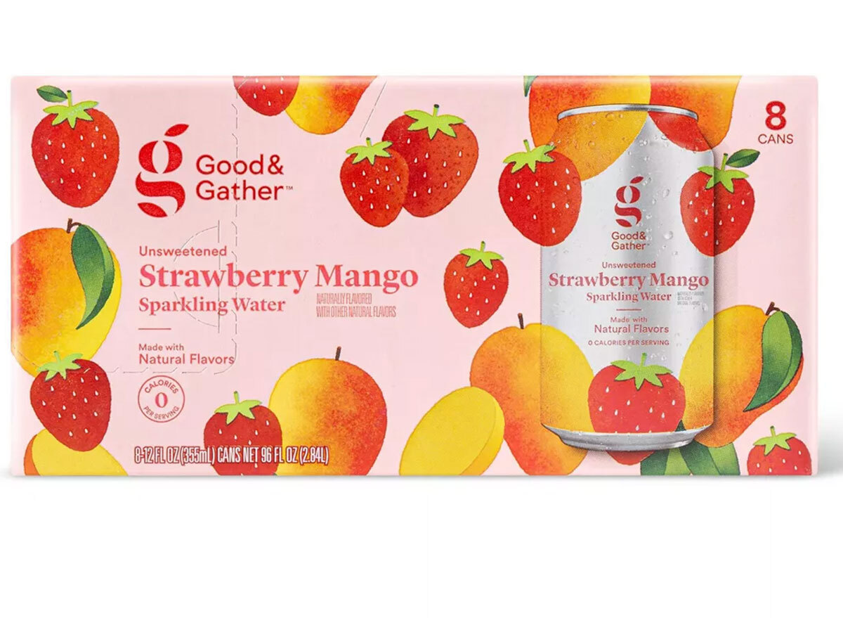 good and gather strawberry mango sparkling water