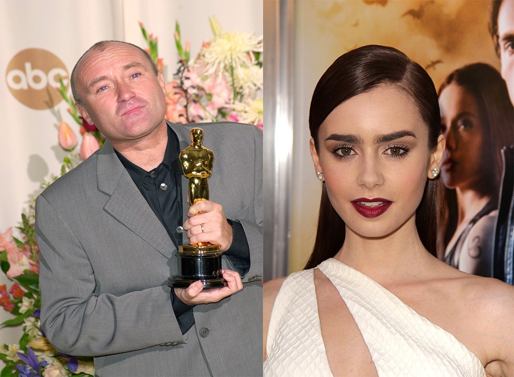 Singer Phil Collins daughter Lily Collins
