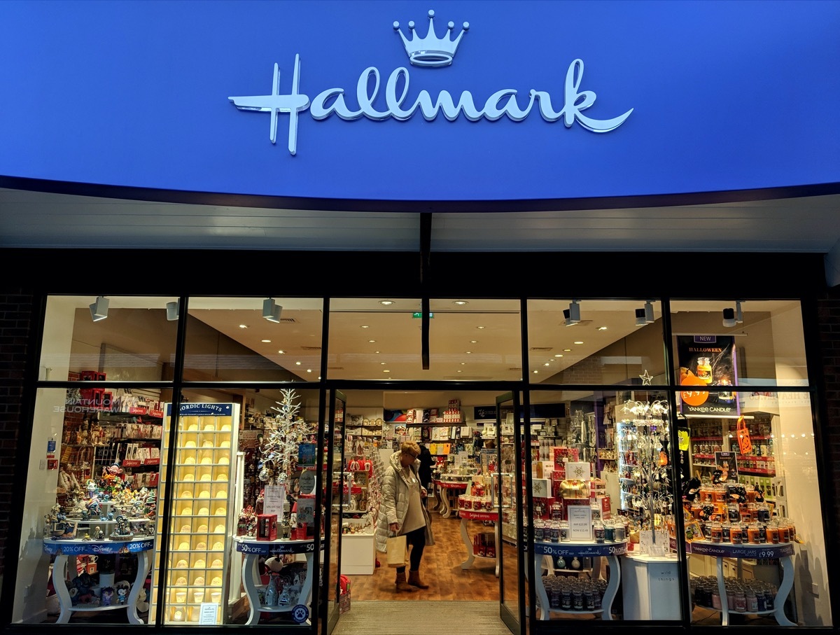 Hallmark store front