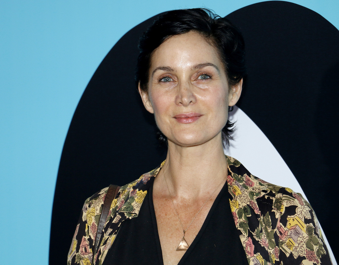 Carrie-Anne Moss at the premiere of 