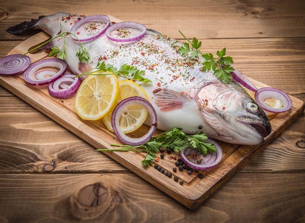 rainbow trout - what to eat on your period