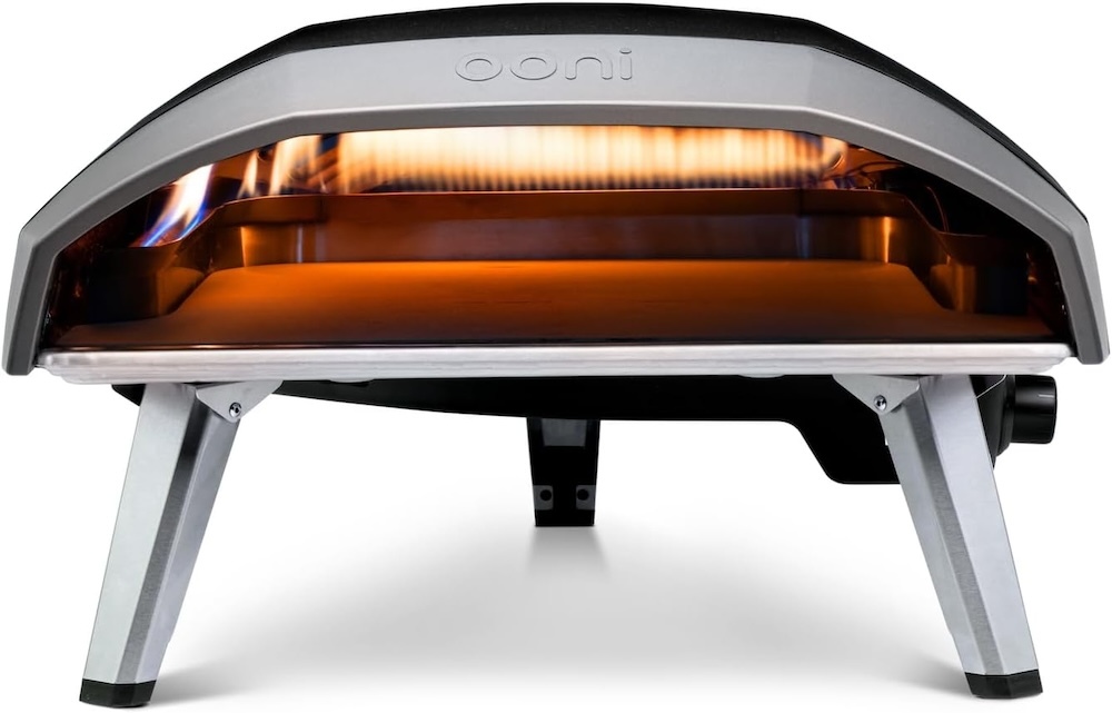 An Ooni gas-fired pizza oven