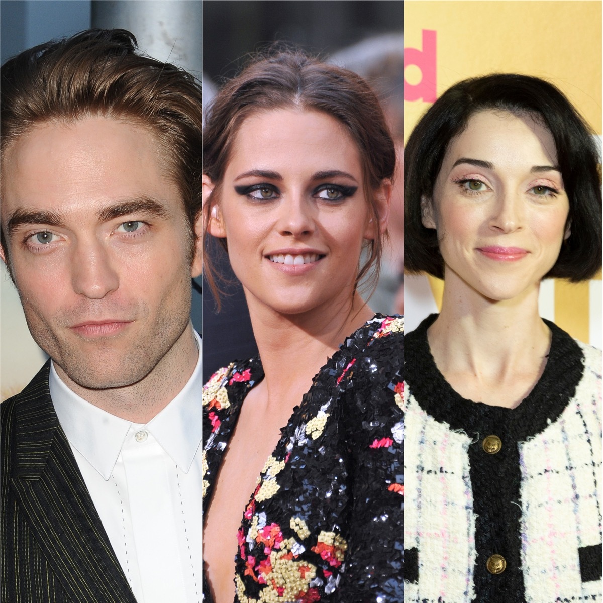 Robert Pattinson, Kristen Stewart, and St. Vincent