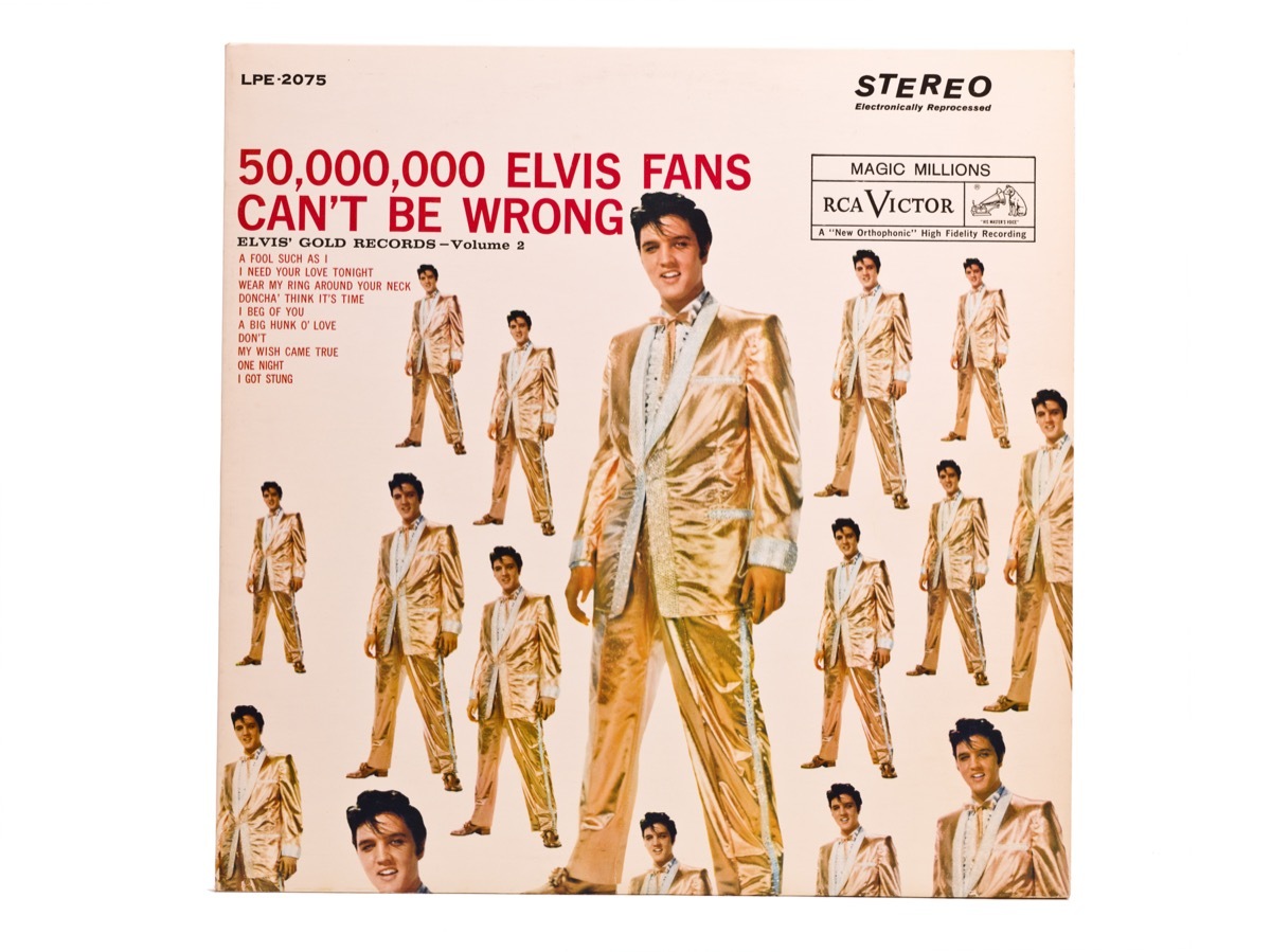 Elvis Presley Record —50,000,00 Elvis Fans Can't Be Wrong