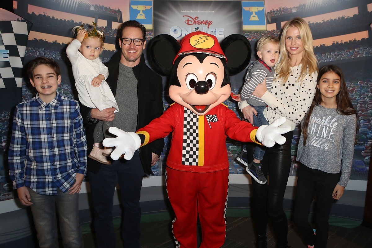 Mark-Paul Gosselaar and family at Disney