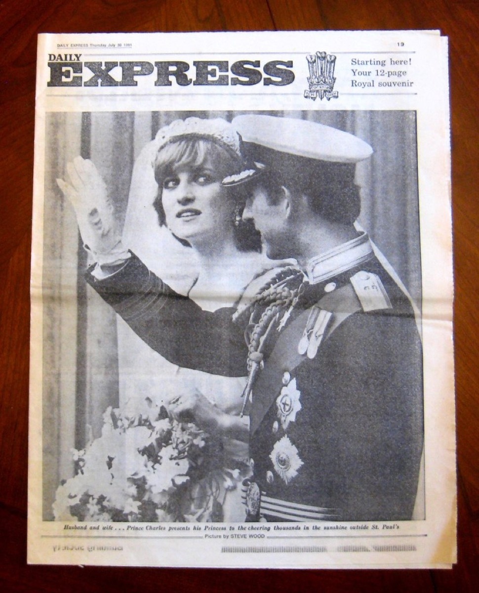 royal wedding between princess diana and prince charles, 1980s nostalgia