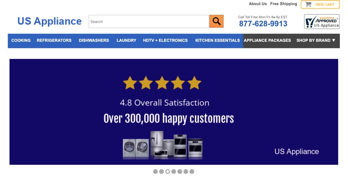 US Appliance Website {Save Money on Kitchen Appliances}