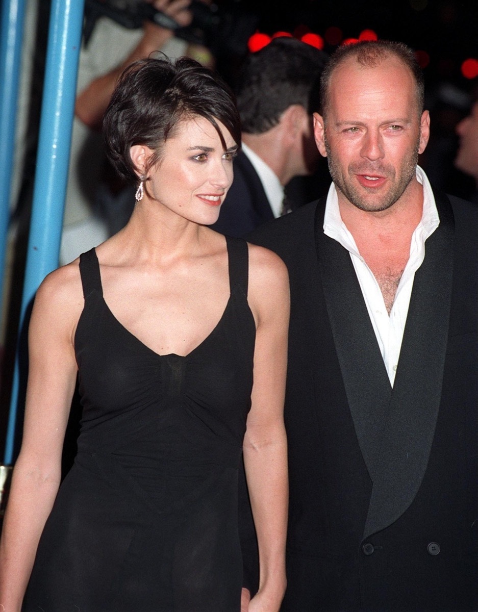 Demi Moore and Bruce Willis in 1997