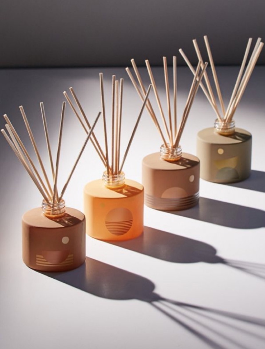 set of four reed diffusers