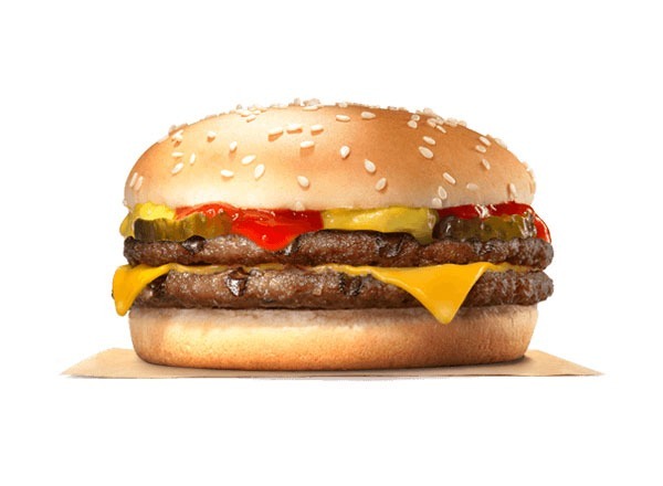 Fast food burgers ranked Burger King Double Cheeseburger