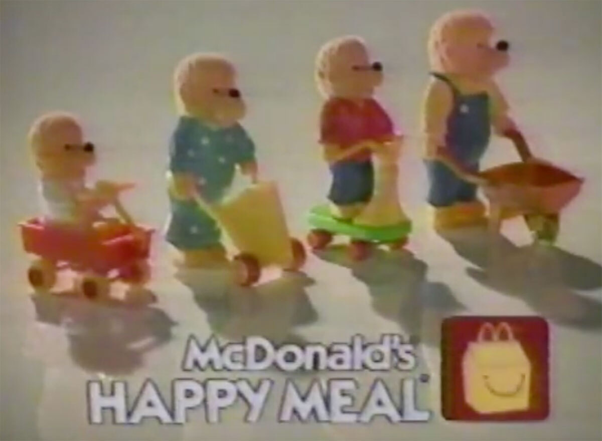 mcdonalds berenstain bears happy meal toys
