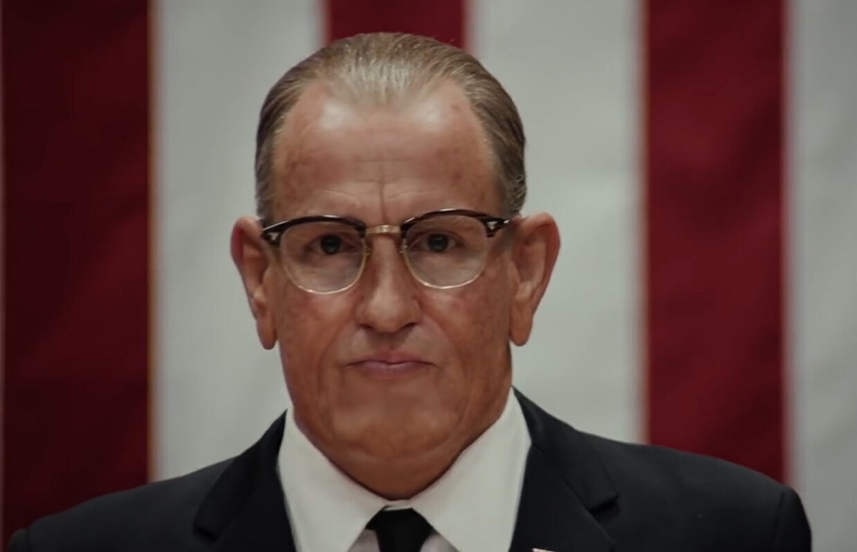 woody harrelson as president lyndon b. johnson in the movie 