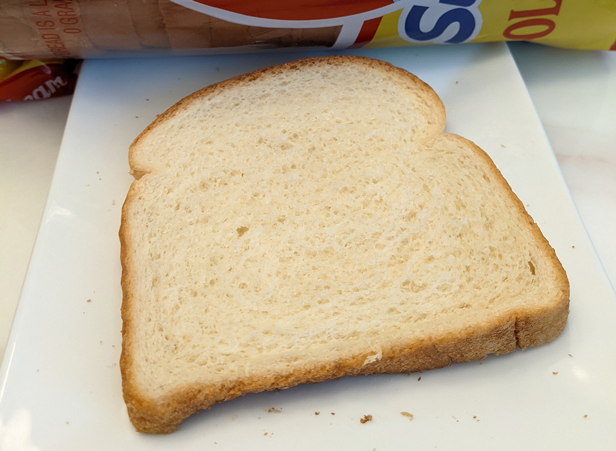sunbeam white bread slice