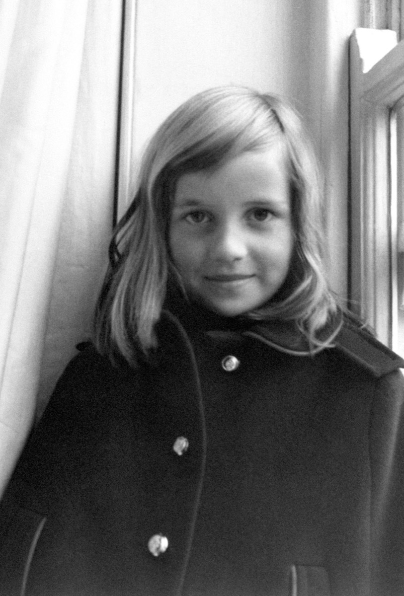Lady Diana Spencer as a young girl