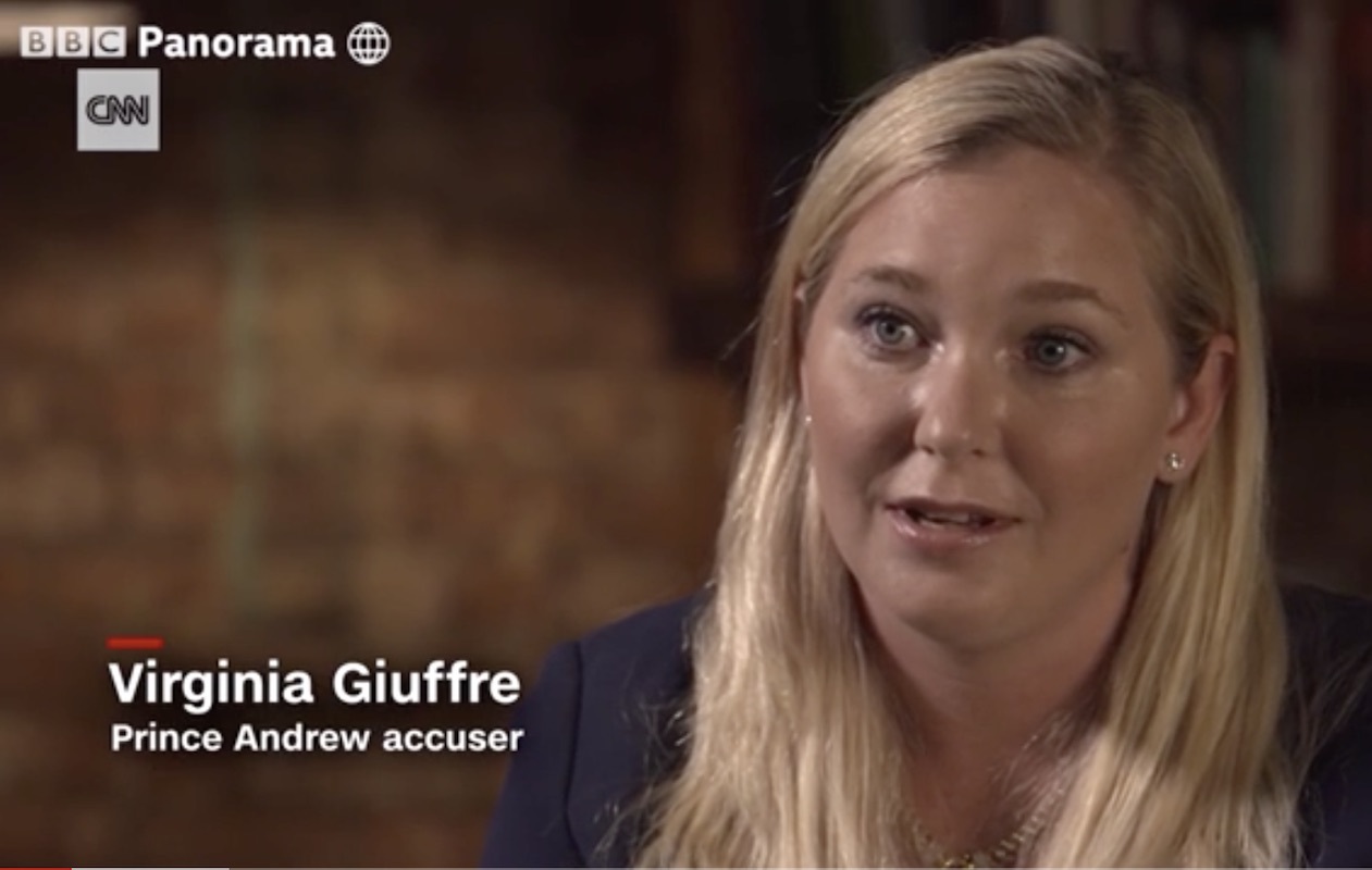Virginia Giuffre, Prince Andrew accuser, on BBC's Panorama in Dec. 2019