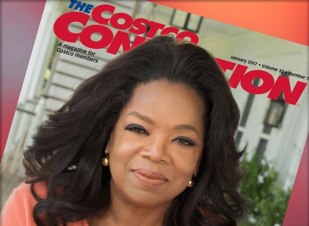 oprah on cover of costco connection magazine