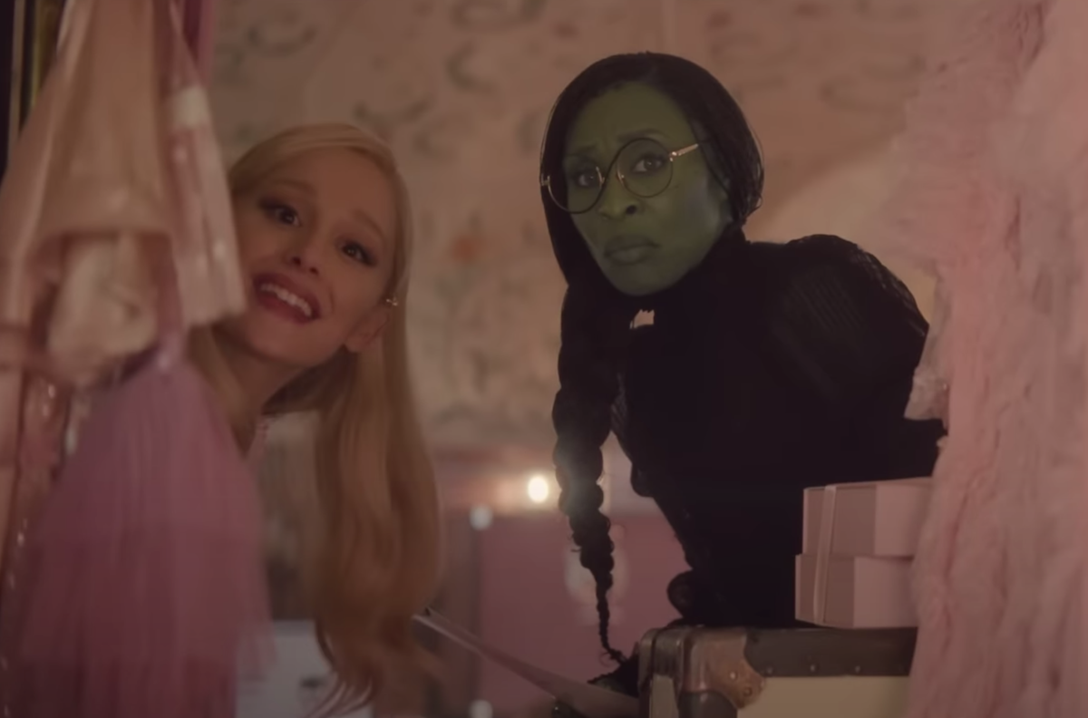 Ariana Grande and Cynthia Erivo in Wicked