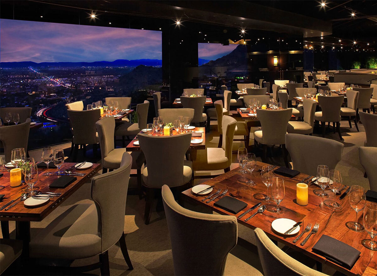 outdoor dining at a different pointe of view in phoenix