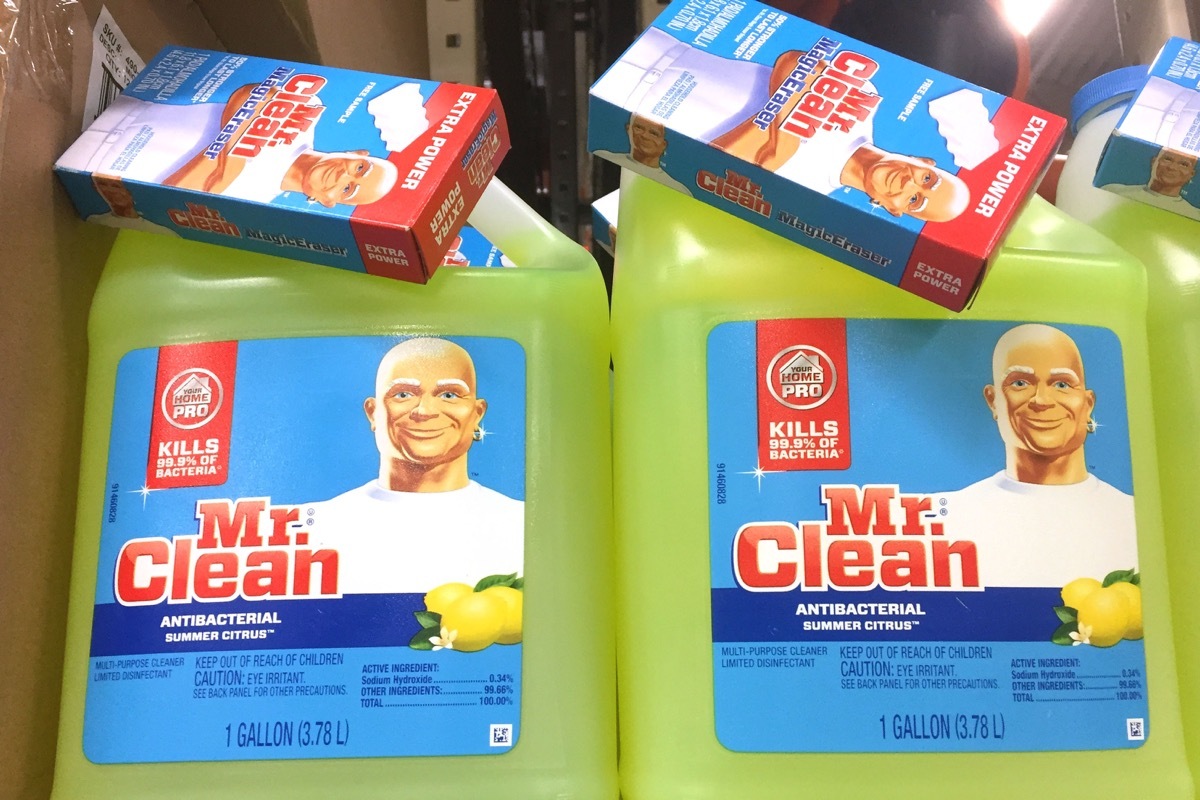 mr clean products, fictional character real names