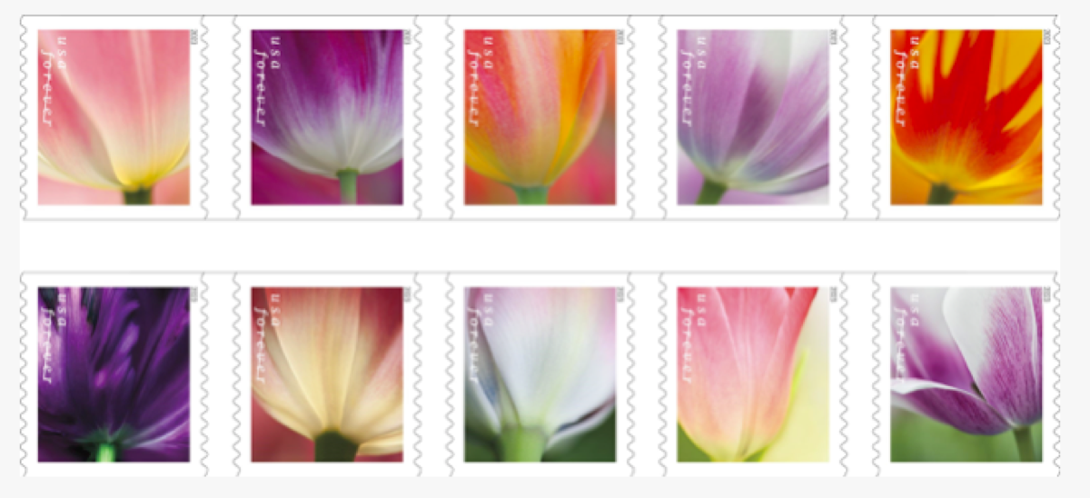 usps tulip stamps