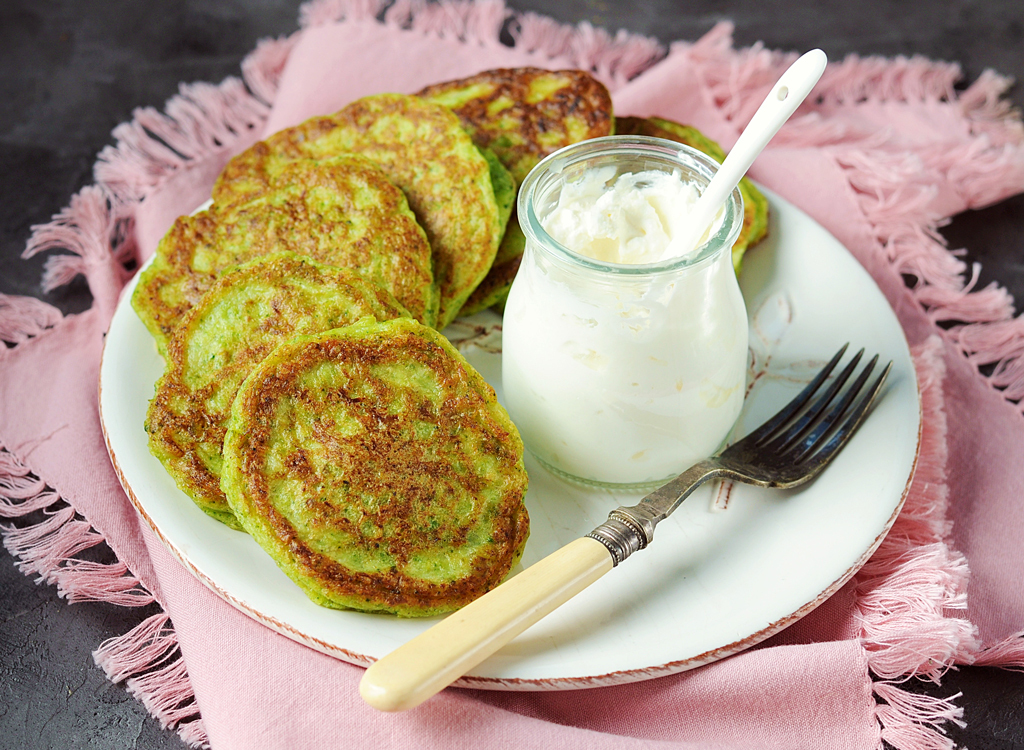 Spinach pancakes