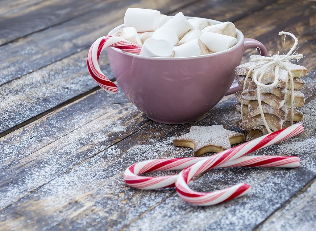 candy cane hot cocoa